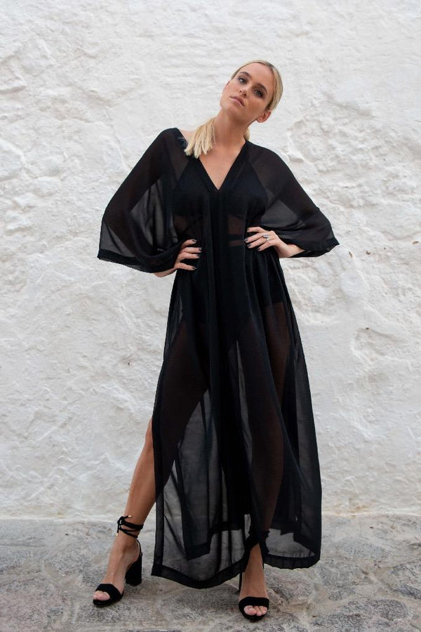 Liv Black Modern Kaftan